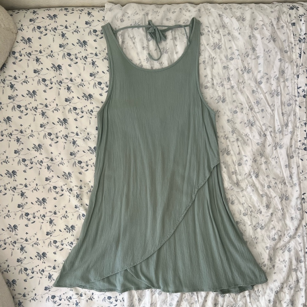 Turquoise beach cover up dress